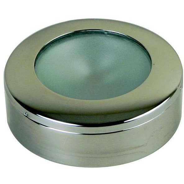 Scandvik 41378P LED 3" Surface Mount Ceiling Light, Warm White w/Blue Night Light